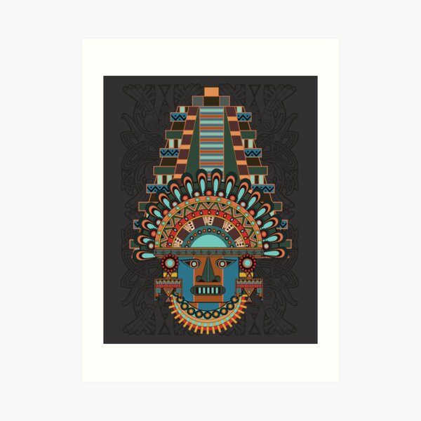 Aztec Spirit Art Print