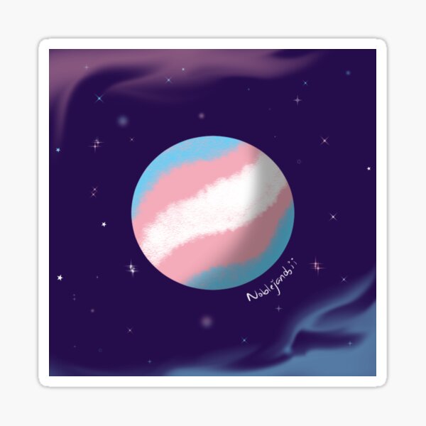 Transgender Planet Sticker