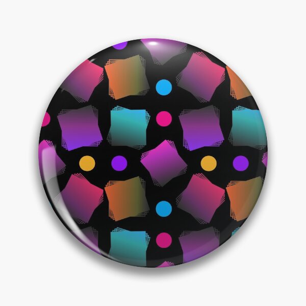 Item preview, Colorful geometric shapes pattern circles and squares designed and sold by GoodyLeo.