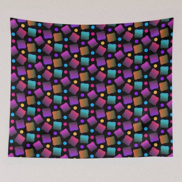 Item preview, Colorful geometric shapes pattern circles and squares designed and sold by GoodyLeo.