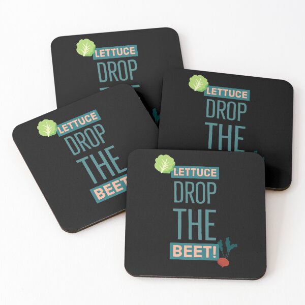 Item preview, Lettuce drop the beet, Let's drop the beat PUN designed and sold by DD1492.