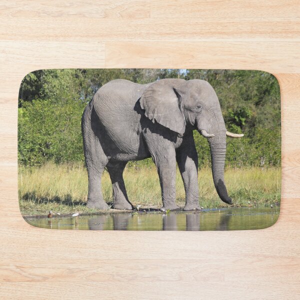 Item preview, Elephant who comes to drink designed and sold by EstelleRossetti.