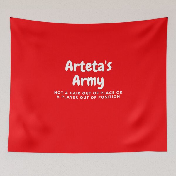 Item preview, Arteta's Army  designed and sold by Futbol-Fetish.