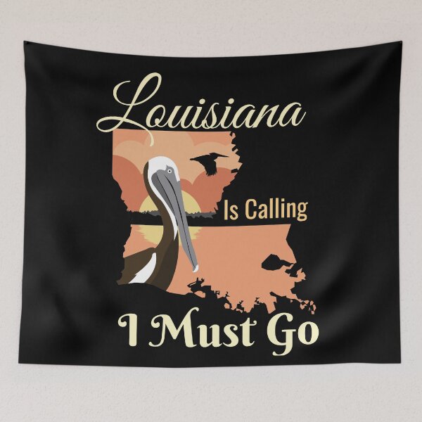 Item preview, Louisiana is Calling I Must Go Design designed and sold by Paula Helit.