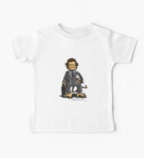 The Business Monkey drinks a coffee to go Baby Tee