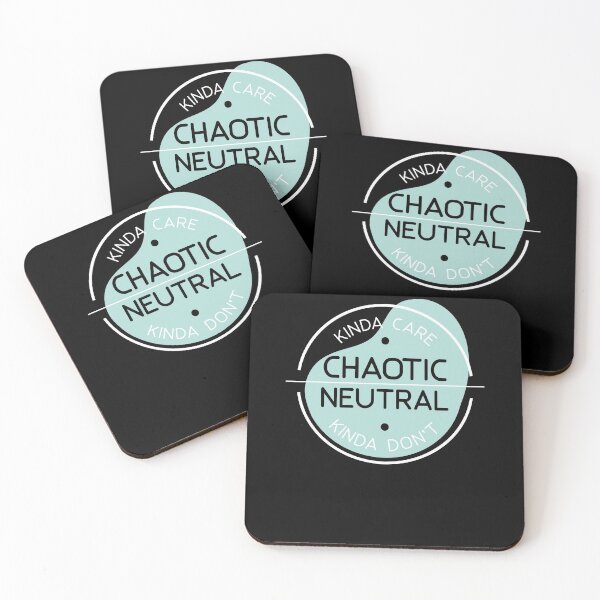 Item preview, Chaotic Neutral Alignment Kinda Care Kinda Don't Funny Quotes Relaxed Vintage designed and sold by IyadBro.