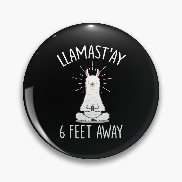 Item preview, Social Distancing Quarantine Funny Llama Yoga Gifts designed and sold by inspiredtrend.