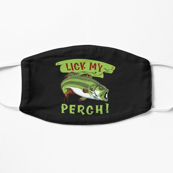 Lick my perch Funny angler fish design Mask by gideonm