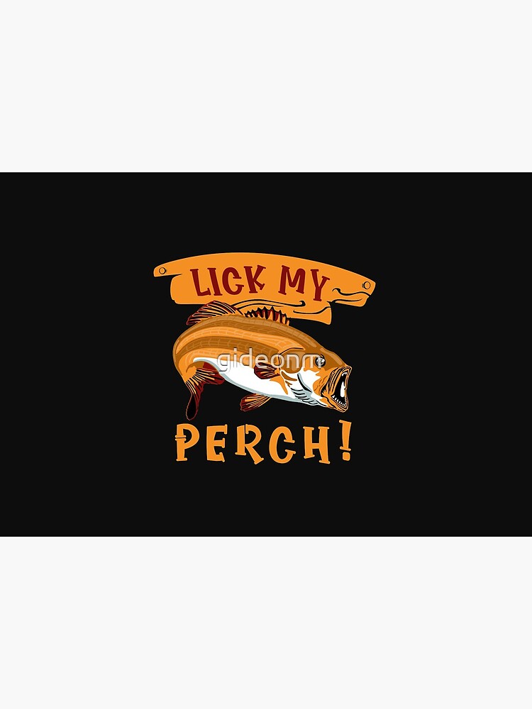 Lick my perch Funny angler fish design Mask by gideonm