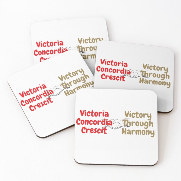 Item preview, Victory Through Harmony - Victoria Concordia Crescit designed and sold by Futbol-Fetish.