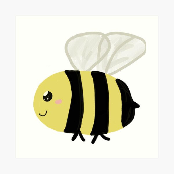 Chibi Bee Art Prints | Redbubble