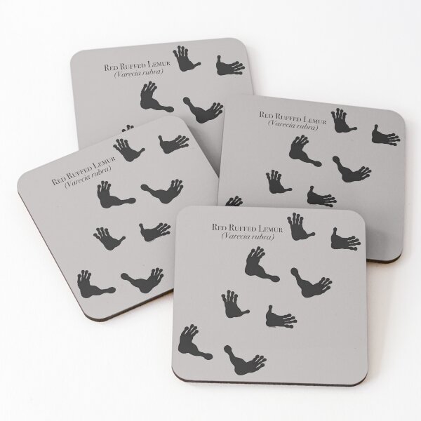 Item preview, Red Ruffed Lemur (Varecia rubra) Tracks designed and sold by Alawstrations.