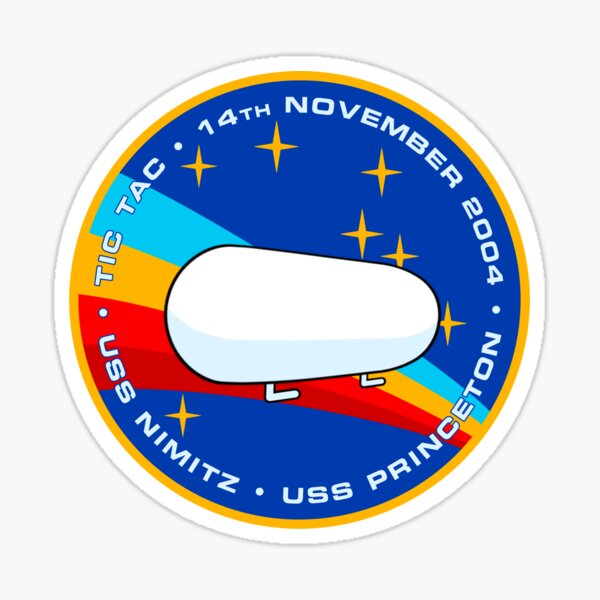 Tic Tac UFO / UAP Encounter Morale Patch Sticker