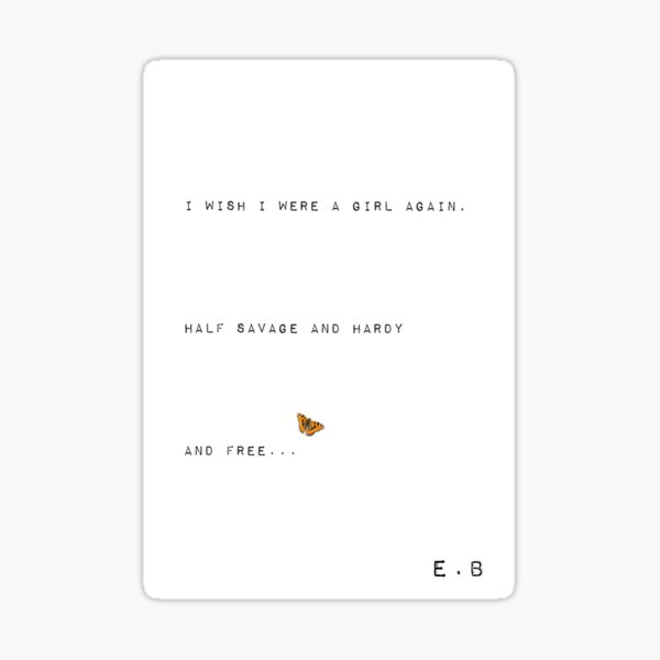 Stickers Sur Le Theme Les Hauts De Hurlevent Citations Redbubble