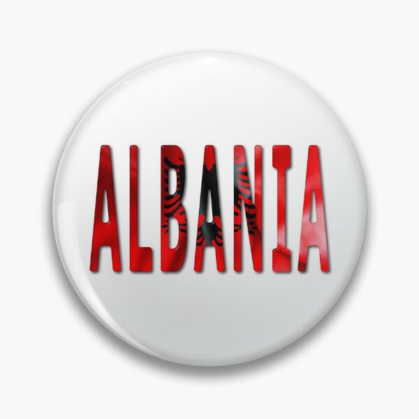 Item preview, Albania Word With Flag Texture designed and sold by MarkUK97.