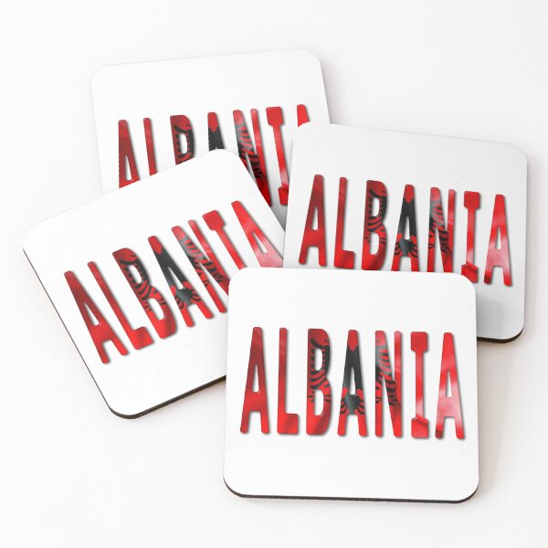 Item preview, Albania Word With Flag Texture designed and sold by MarkUK97.