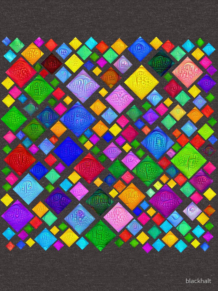 #DeepDream Color Squares Visual Areas 5x5K v1448787318 Transparent background by blackhalt