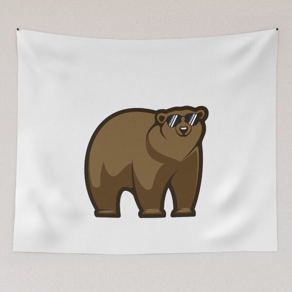 Item preview, Cool Brown Bear  designed and sold by joabaj.