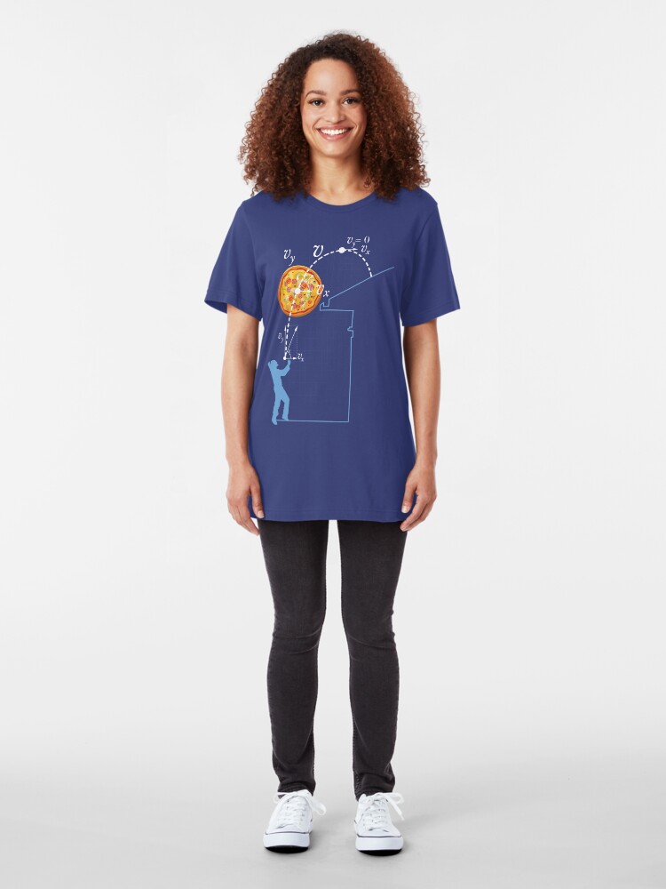 Alternate view of Breaking Bad Pizza Toss Slim Fit T-Shirt