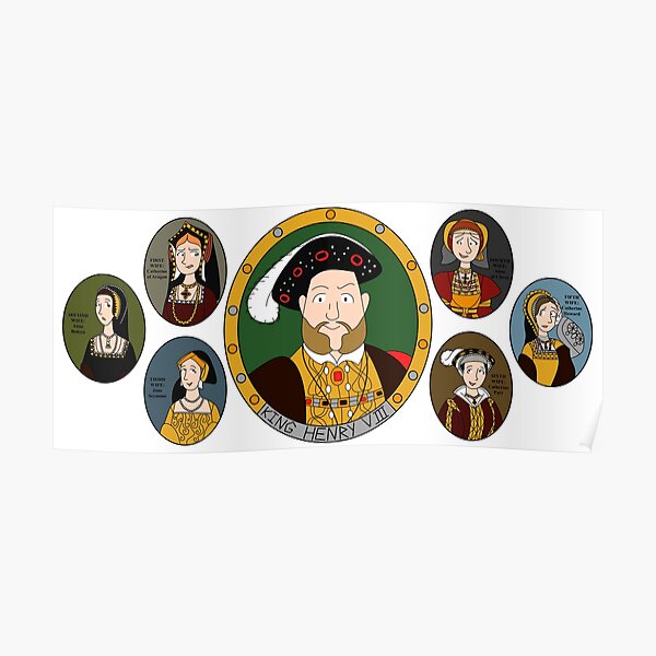 Henry VIII wives Poster
