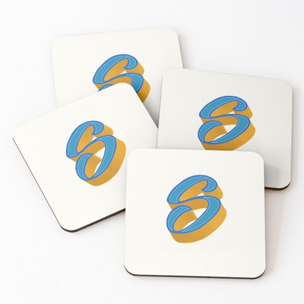 Item preview, Blue and Yellow Letter S Initial designed and sold by hughvdl.
