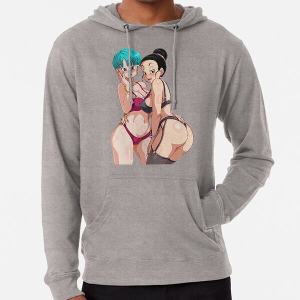Bulma and Chichi - the perfect Waifus from Dragonball Lightweight Hoodie