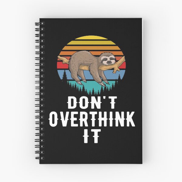 Item preview, Don't Overthink It designed and sold by Steve  Morley.