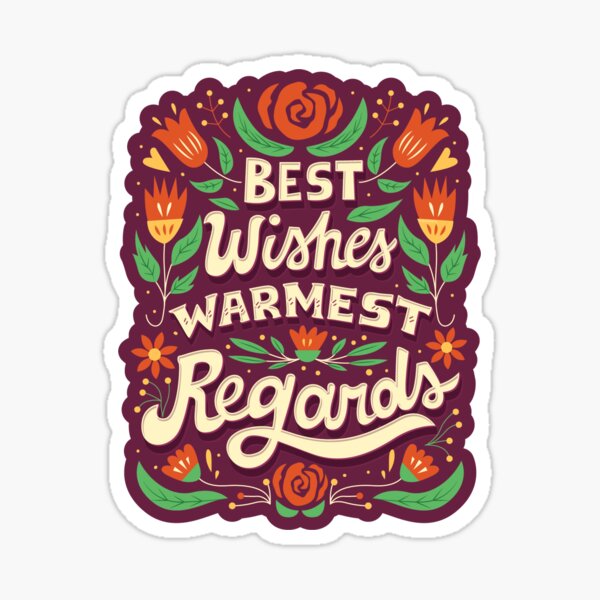 Item preview, Best Wishes, Warmest Regards designed and sold by Risa Rodil.