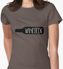 "Winegeek" for Wine Geeks Women's Fitted T-Shirt