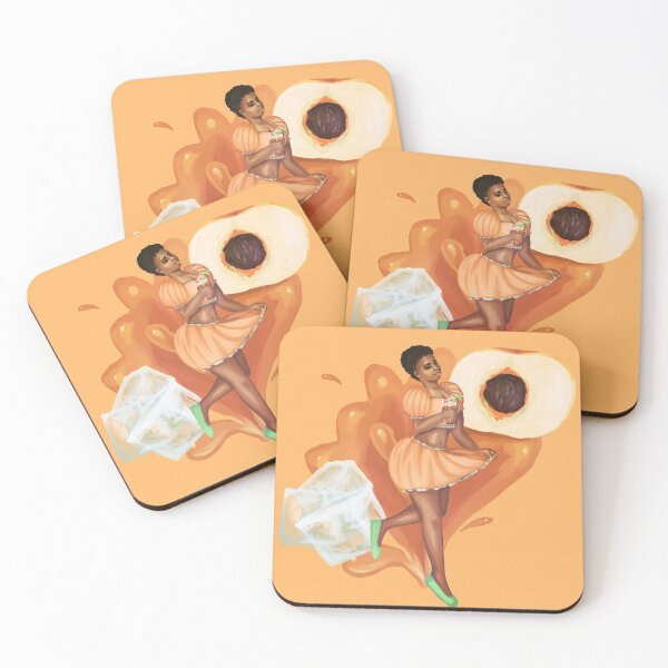 Item preview, Teas - Iced Peach Tea designed and sold by BeckySketchbook.