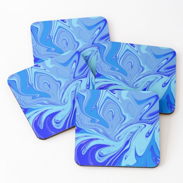 Item preview, Just the Blues Swirl Pattern designed and sold by katthomas.