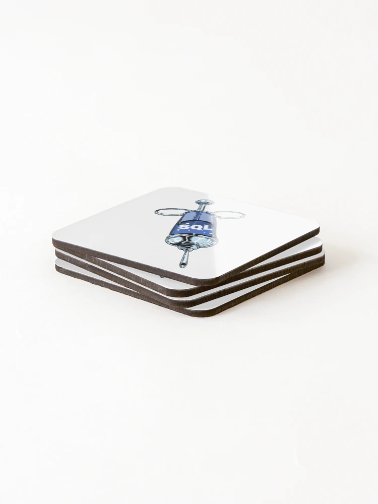 Thumbnail 4 of 5, Coasters (Set of 4), SQL Injection designed and sold by clubtee.