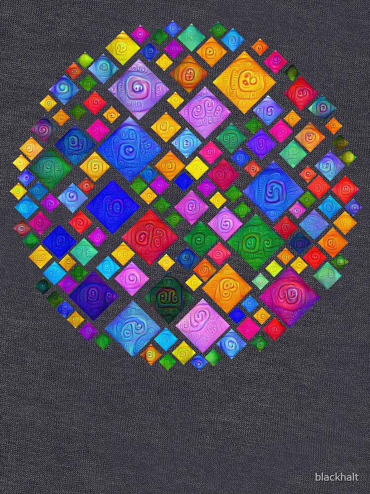 #DeepDream Color Squares Square Visual Areas 5x5K v1448810610 Transparent background by blackhalt