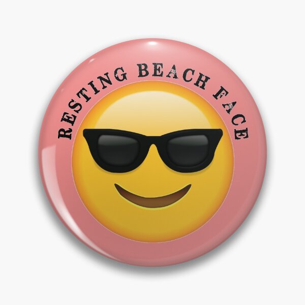 Item preview, Beach Cover Up Gifts - Resting Beach Face Funny Gift Ideas for Ocean Beach Lovers & Sun Worshippers at Beaches with Smiley Face Emoji designed and sold by merkraht.