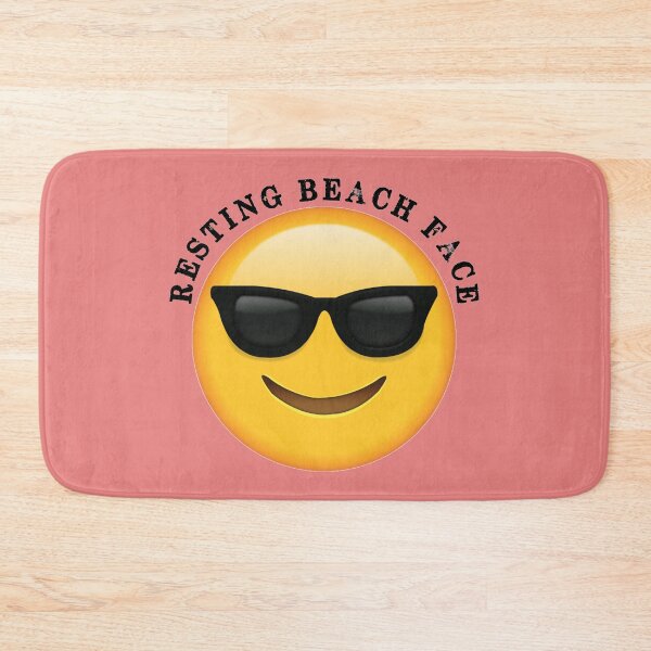 Item preview, Beach Cover Up Gifts - Resting Beach Face Funny Gift Ideas for Ocean Beach Lovers & Sun Worshippers at Beaches with Smiley Face Emoji designed and sold by merkraht.
