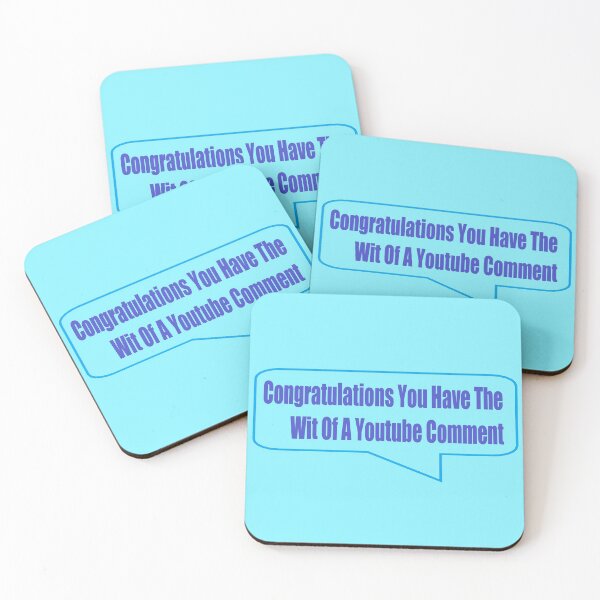 Item preview, Speech bubble - Congratulations You Have The Wit Of A Youtube Comment designed and sold by Vancouver-Girl.