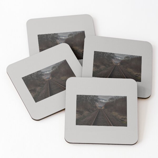 Item preview, Railroad Track Loch Eilside Lochaber Scotland Landscape designed and sold by Stravaigin.
