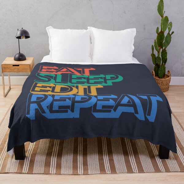 Item preview, Eat Sleep Edit Repeat designed and sold by m95sim.