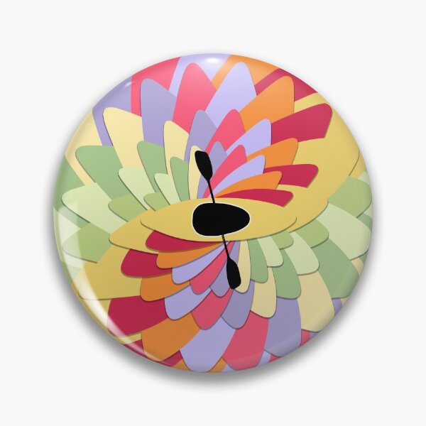 Item preview, White Water Kayak Flower for Kayakers designed and sold by Lena Cox Studio.