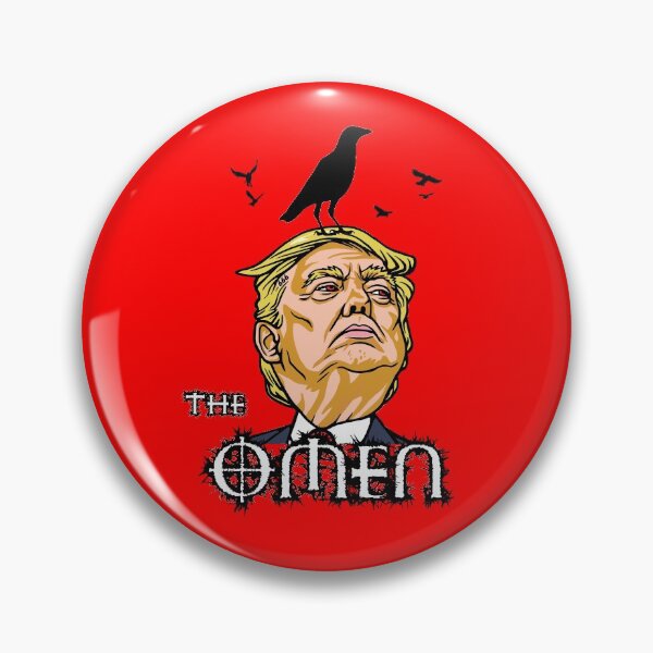 Item preview, Bad Omen. The devil is here. designed and sold by Twistedhaha.