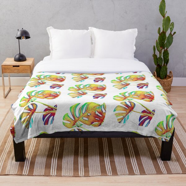 Item preview, Tie Dye Rainbow colors Summer Hydrangea Banana Flower Pattern designed and sold by conceptDVS.