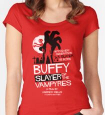 Slayer of the Vampyres Women's Fitted Scoop T-Shirt
