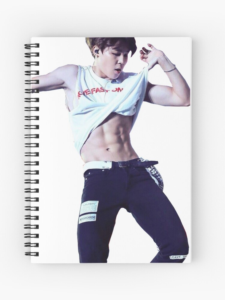 Park Jimin: Airport Fashion  Spiral Notebook for Sale by hyyhk