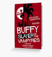 Slayer of the Vampyres Greeting Card