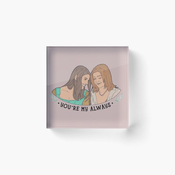 Willow & Tara Always BTVS Acrylic Block