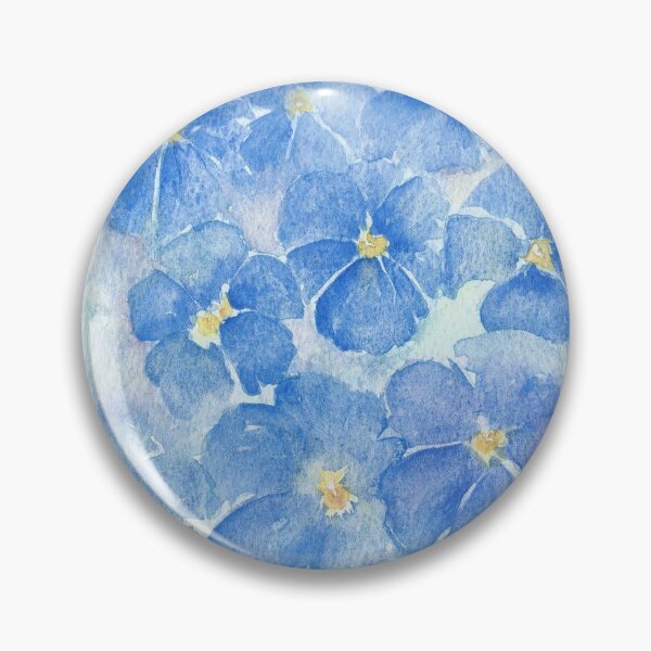 Item preview, Blue Flowers Watercolour Painting - Morning Glory designed and sold by jayne gaze.
