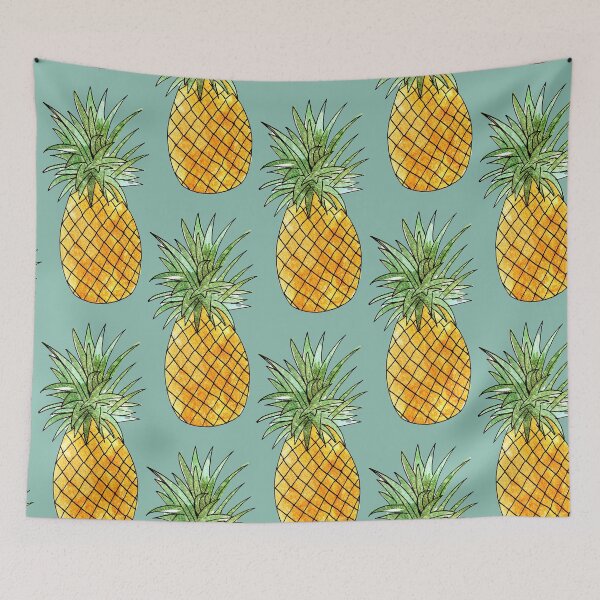 Item preview, Hawaii 2020 Summer | Watercolor pineapple for beach vacation designed and sold by wunderfamily.