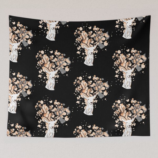 Item preview, floral antlers  designed and sold by pirminio.
