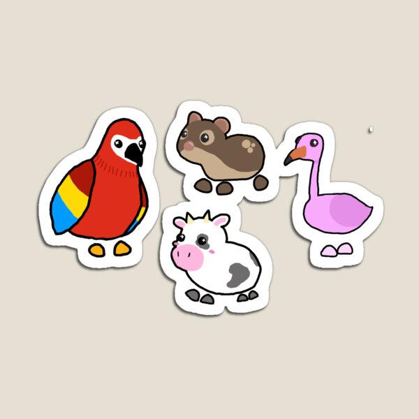 Adopt Me Roblox Magnets Redbubble - flamingo youtube roblox fortnite how to get out of inventory