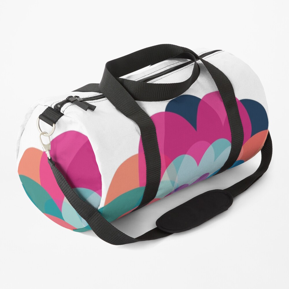 Flower Heart Duffle Bag